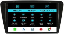 NavStore Navigatie Skoda Octavia 3 (2013 - 2018), 10 Inch, 4Gb Ram, 64Gb Stocare, Android Auto, Carplay (C8607)