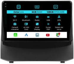 NavStore Navigatie Dedicata Ford Fiesta (2009 - 2017), 9 Inch, 6Gb Ram, 128Gb Stocare, Android Auto, Carplay (C8685)