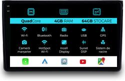 NavStore Navigatie Audi A4 (2001 - 2008), QuadCore, 9Inch, 4Gb Ram, 64Gb Stocare, Carplay (C8751)