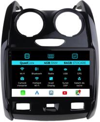 NavStore Navigatie Dacia Duster (2010 - 2020), QuadCore, 9 Inch, 4Gb Ram, 64Gb Stocare, Android Auto, Carplay (C8760)