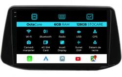 NavStore Navigatie Hyundai I30 (2017 - 2024), 9 Inch, 6Gb Ram, 128Gb Stocare, Android Auto, Carplay (C8914)