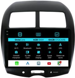 NavStore Navigatie Dedicata Peugeot 4008 (2012 - 2019), 10 Inch, 4Gb Ram, 64Gb Stocare, Android Auto, Carplay (C9179)