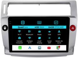 NavStore Navigatie Citroen C4 (2004 - 2012), QuadCore, 9 Inch, 4Gb Ram, 64Gb Stocare, Android Auto, Carplay (C9294)
