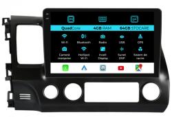 NavStore Navigatie Dedicata Honda Civic VIII Sedan (2006 - 2011), QuadCore, 10 Inch, 4Gb Ram, 64Gb Stocare, Android Auto, Carplay (C9365)