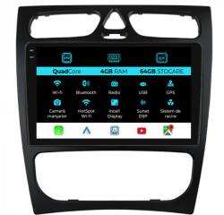 NavStore Navigatie Dedicata Mercedes C-Class W203 CLK W209 (2000 - 2011), QuadCore, 9Inch, 4Gb Ram, 64Gb Stocare, Carplay (C9394)