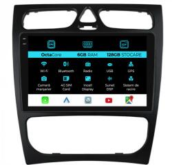 NavStore Navigatie Dedicata Mercedes C-Class W203 CLK W209 (2000 - 2011), 9Inch, 6Gb Ram, 128Gb Stocare, Carplay (C9395)