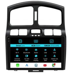 NavStore Navigatie Dedicata Hyundai Santa Fe (2000 - 2006), 9 Inch, 6Gb Ram, 128Gb Stocare, Android Auto, Carplay (C9525)