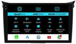 NavStore Navigatie Hyundai I30 (2011 - 2015), QuadCore, 9 Inch, 4Gb Ram, 64Gb Stocare, Android Auto, Carplay (C9508)