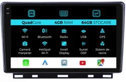 NavStore Navigatie Renault Clio 5 (2019 - 2025), QuadCore, 9 Inch, 4Gb Ram, 64Gb Stocare, Android Auto, Carplay (C9580)