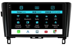 NavStore Navigatie Nissan Qashqai J11 (2013 - 2021), 10 Inch, 8Gb Ram, 256Gb Stocare, Android Auto, Carplay (C9654)