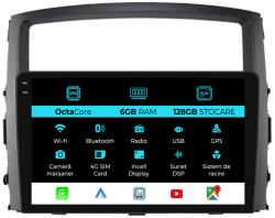 NavStore Navigatie Dedicata Mitsubishi Pajero (2006 - 2014), 9 Inch, 6Gb Ram, 128Gb Stocare, Android Auto, Carplay (C9766)