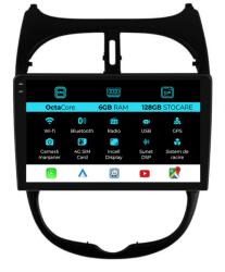 NavStore Navigatie Peugeot 206 (2001 - 2008), 9 Inch, 6Gb Ram, 128Gb Stocare, Android Auto, Carplay (C9795)