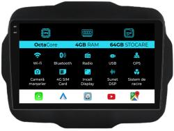 NavStore Navigatie Dedicata Jeep Renegade (2016 - 2020), 9 Inch, 4Gb Ram, 64Gb Stocare, Android Auto, Carplay (C9981)