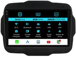 NavStore Navigatie Jeep Renegade (2016 - 2020), 9 Inch, 8Gb Ram, 256Gb Stocare, Android Auto, Carplay (C9983)