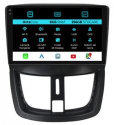 NavStore Navigatie Dedicata Peugeot 207 (2006 - 2015), 2K, 8Gb Ram, 256Gb Stocare, Android Auto, Carplay (C10280)