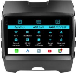 NavStore Navigatie Ford Edge (2015 - 2021), 2K, 4Gb Ram, 64Gb Stocare, Android Auto, Carplay (C10301)