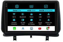 NavStore Navigatie Dedicata Renault Clio 3 (2005 - 2014), 2K, 4Gb Ram, 64Gb Stocare, Android Auto, Carplay (C10367)