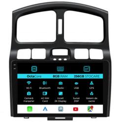 NavStore Navigatie Dedicata Hyundai Santa Fe (2000 - 2006), 2K, 8Gb Ram, 258Gb Stocare, Android Auto, Carplay (C10380)