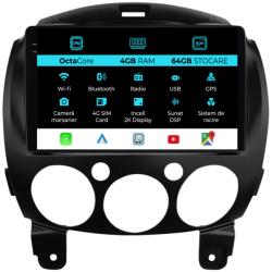 NavStore Navigatie Dedicata Mazda 2 (2007 - 2014), 2K, 4Gb Ram, 64Gb Stocare, Android Auto, Carplay (C10534)