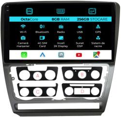 NavStore Navigatie Skoda Octavia 2 (2004 - 2013), 2K, 8Gb Ram, 256Gb Stocare, Android Auto, Carplay (C10643)
