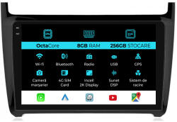 NavStore Navigatie Volkswagen Polo (2009 - 2018), 2K, 8Gb Ram, 256Gb Stocare, Android Auto, Carplay (C10697)
