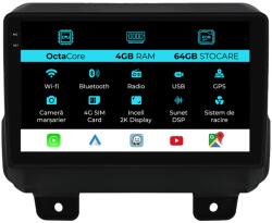 NavStore Navigatie Dedicata Jeep Wrangler (2018 - 2022), 2K, 4Gb Ram, 64Gb Stocare, Android Auto, Carplay (C11593)