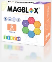 Magblox Set magnetic Magblox - 6 piese magnetice hexagon pentru constructie (MBL-105) - kidstory