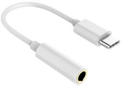 Platinet Adaptor audio Platinet USB-C la 3.5mm, Alb (PLA5907595456449)