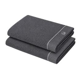 Billerbeck Set 2 prosoape, Billerbeck, Lyra, 30x50 cm, 100% bumbac, gri (E17AC164) Prosop