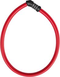 Abus számzáras kábel lakat 4408C/65 piros, 8 mm