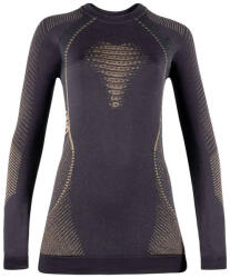 UYN Woman Fusyon Cashmere Shiny 2.0 UW Shirt LG SL Round Neck, celebrity gold aláöltöző felső