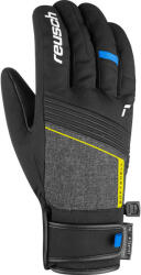Reusch Louis R-TEX® XT, black melange/safety yellow/brillant blue síkesztyű