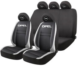 AutoHelix MSA Set Huse Scaune Universale HLX4 Compatibile cu Opel - Negru/Gri (GRO9)