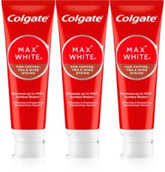 Colgate Max White One Coffee, Tea & Wine pasta de dinti pentru albire 3x75 ml