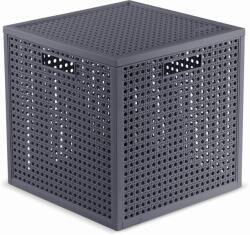 Keter KAYA 19L Tárolódoboz 28 x 28 x 28 cm, kékesszürke (17213764) 264005 (264005)