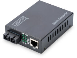 Digitus DN-82021-1 Belső 1310 nm Single-mode Fekete médiakonverter (DN-82021-1)