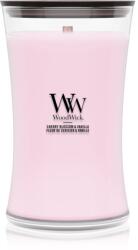 WoodWick Cherry Blossom & Vanilla lumânare parfumată cu fitil din lemn 610 g