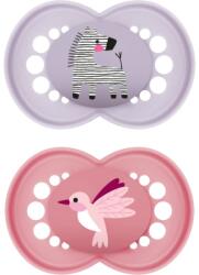 MAM Original 6+ months cumi Purple/ Pink 2 db