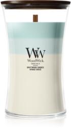 WoodWick Trilogy Driftwood Shores lumânare parfumată cu fitil din lemn 610 g
