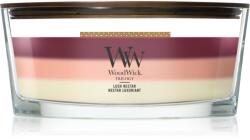WoodWick Trilogy Lush Nectar lumânare parfumată cu fitil din lemn 453.6 g