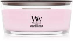 WoodWick Cherry Blossom & Vanilla lumânare parfumată cu fitil din lemn 453.6 g