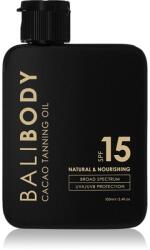 Bali Body Cacao Tanning Oil napolaj SPF 15 100 ml