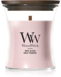 WoodWick Rose Blush illatgyertya fa kanóccal 85 g