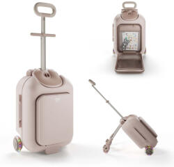 KinderKraft Детски куфар със седалка KinderKraft - Cabby, Rose Gold (NEW024940) - ozone