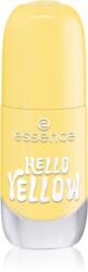 essence Gel Nail Polish géles körömlakk árnyalat 41 HELLO YELLOW 8 ml