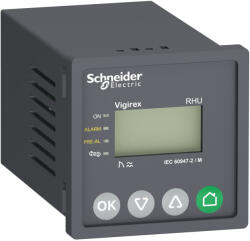 Schneider Electric Vigirex RH10MP, RH21MP, RH99MP, RH197, RHU - LV481003 - Vigirex szivárgóáram védelmi relé RHU - 0.03. . 30 A - 0. . 5 s - 240 V (LV481003)