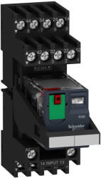 Schneider Electric Harmony Electromechanical Relays - RXM2AB2P7PVM - RXM miniatűr relé, 2CO, 12A, 230VAC, tesztgomb, LED, vegyes elrendezésű (RXM2AB2P7PVM)