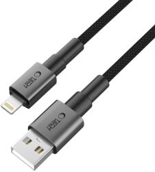 Tech-Protect Kábel töltéshez és adatátvitelhez TECH-PROTECT UltraBoost DNA, USB/Lightning, 15W, 2.4A, 1m, szürke