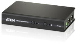 ATEN CS72D Fekete KVM-kapcsoló (CS-72D)