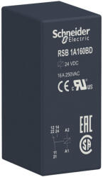 Schneider Electric Harmony Electromechanical Relays - RSB1A160BD - RSB interfész relé, 1CO, 16A, 24VDC (RSB1A160BD)